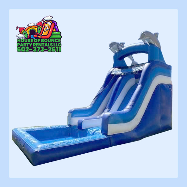 Photo of 16 ft Dolphin Water slide rental