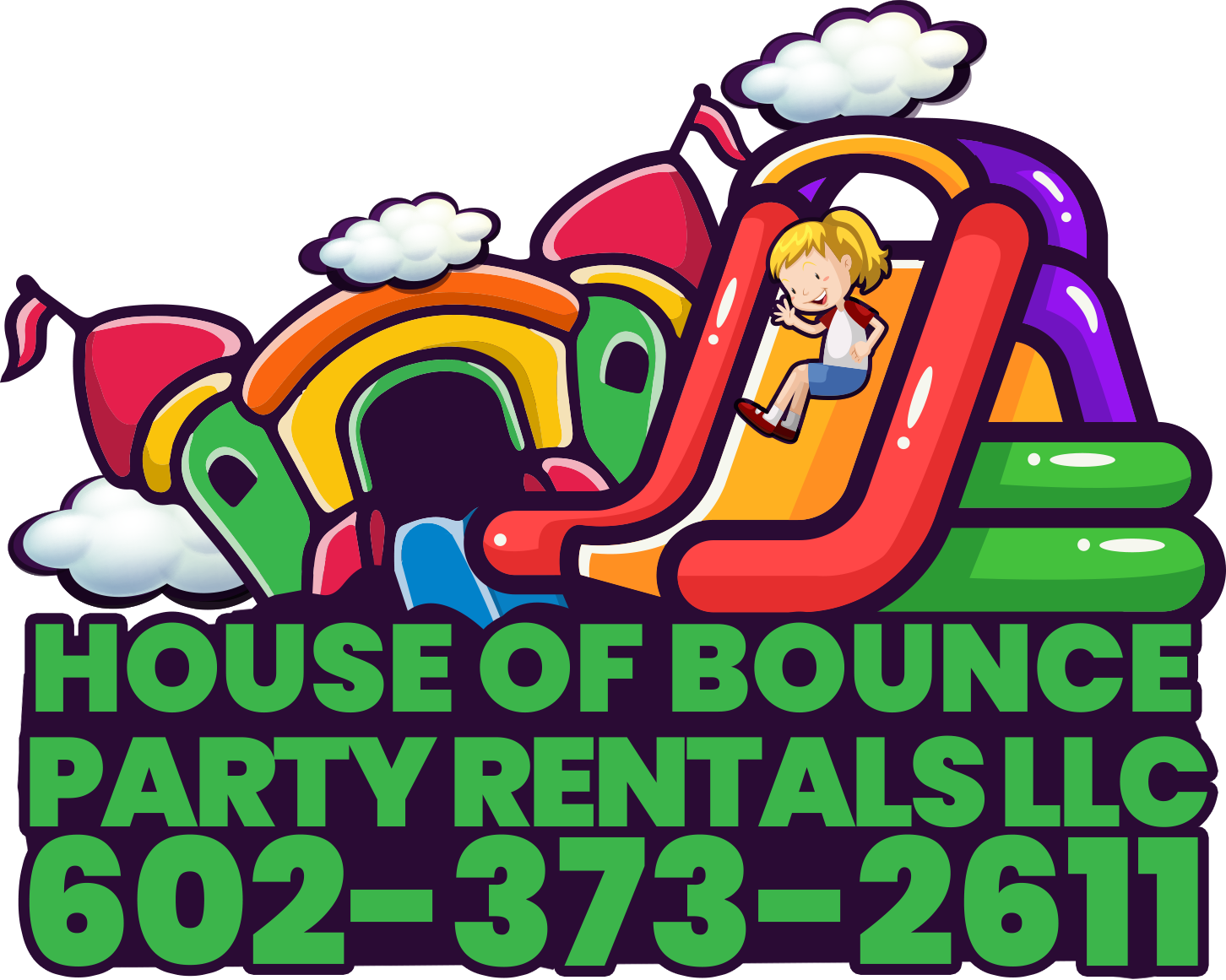 Logo for House of Bounce Party Rentals - Surprise