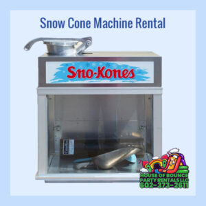 Photo of a Snow Cone Machine Rental unit (Sno Kone Brand)