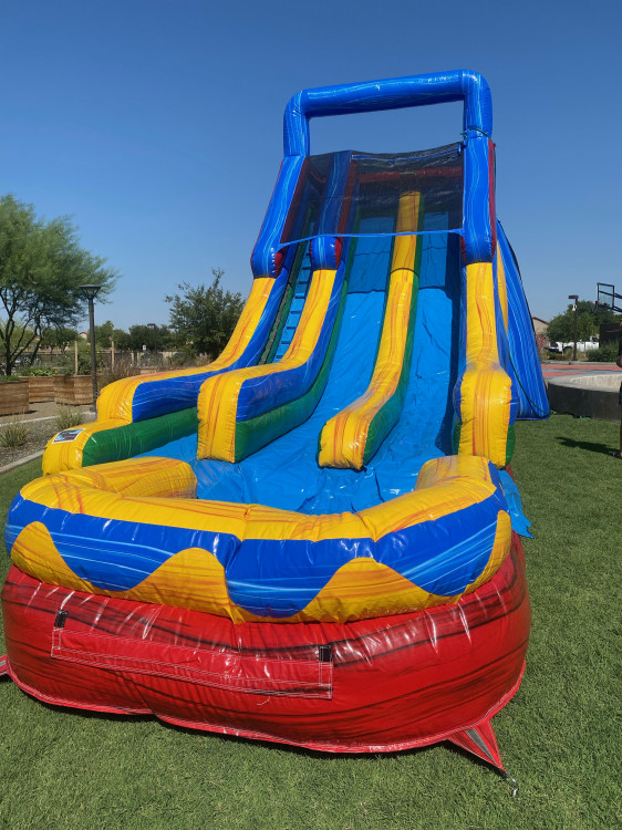 20' Fun Inflatable Dual Slide Rental Wet